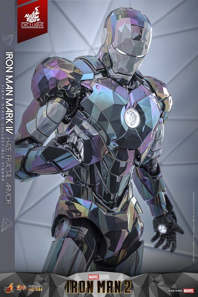 Iron Man 2 Actionfigur 1/6 Iron Man Mark IV (Haze Fractal Armor) 33 cm