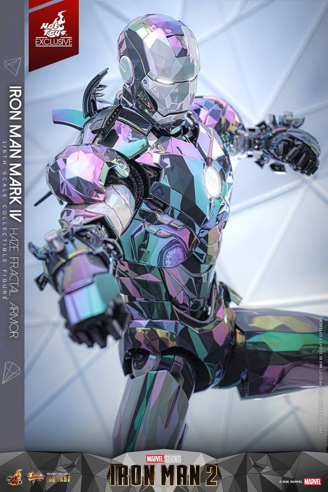 Iron Man 2 Actionfigur 1/6 Iron Man Mark IV (Haze Fractal Armor) 33 cm