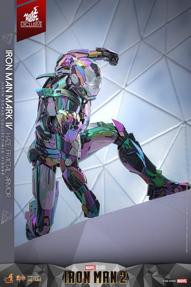 Iron Man 2 Actionfigur 1/6 Iron Man Mark IV (Haze Fractal Armor) 33 cm