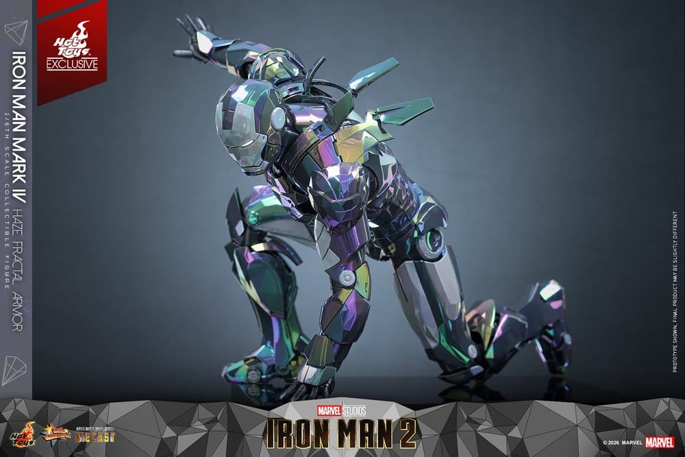 Iron Man 2 Actionfigur 1/6 Iron Man Mark IV (Haze Fractal Armor) 33 cm