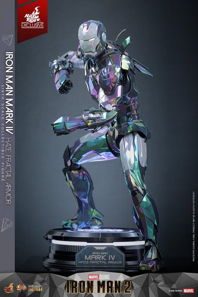Iron Man 2 Actionfigur 1/6 Iron Man Mark IV (Haze Fractal Armor) 33 cm