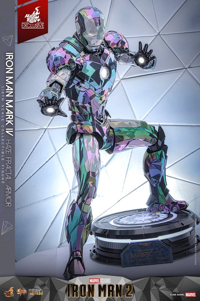 Iron Man 2 Actionfigur 1/6 Iron Man Mark IV (Haze Fractal Armor) 33 cm