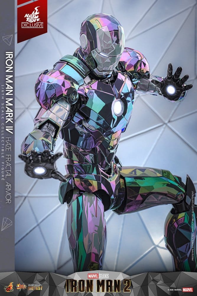 Iron Man 2 Actionfigur 1/6 Iron Man Mark IV (Haze Fractal Armor) 33 cm