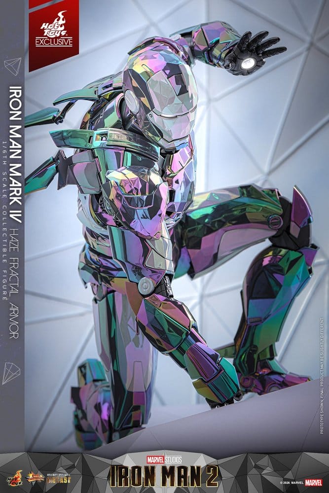 Iron Man 2 Actionfigur 1/6 Iron Man Mark IV (Haze Fractal Armor) 33 cm