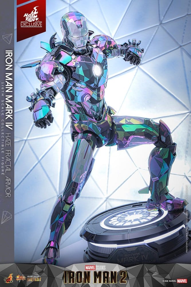 Iron Man 2 Actionfigur 1/6 Iron Man Mark IV (Haze Fractal Armor) 33 cm