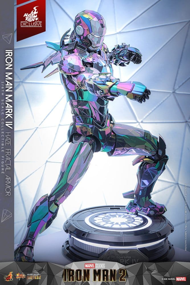 Iron Man 2 Actionfigur 1/6 Iron Man Mark IV (Haze Fractal Armor) 33 cm