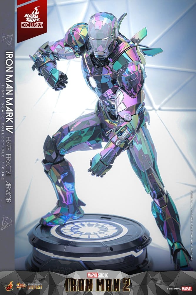 Iron Man 2 Actionfigur 1/6 Iron Man Mark IV (Haze Fractal Armor) 33 cm