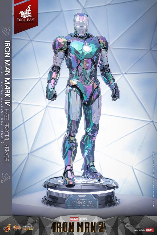 Iron Man 2 Actionfigur 1/6 Iron Man Mark IV (Haze Fractal Armor) 33 cm