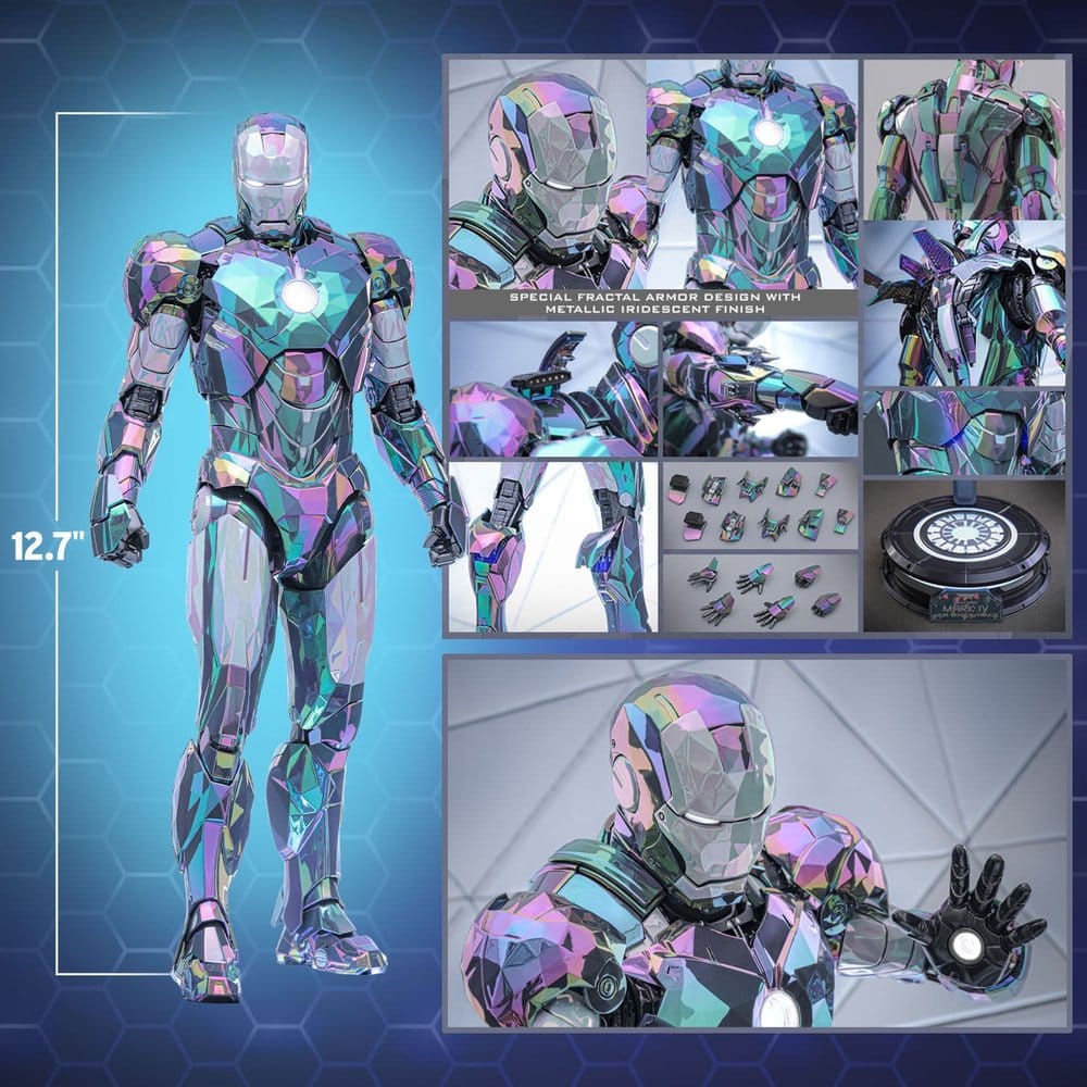 Iron Man 2 Actionfigur 1/6 Iron Man Mark IV (Haze Fractal Armor) 33 cm