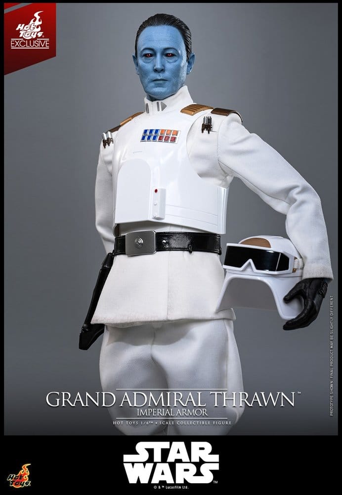 Star Wars: Rebels Television Masterpiece Actionfigur 1/6 Grand Admiral Thrawn (Imperial Armor) Hot Toys Exclusive 32 cm