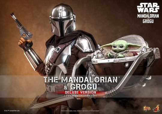 Star Wars: The Mandalorian & Grogu Movie Masterpiece Actionfigur 1/6 The Mandalorian and Grogu (Deluxe Version) 31 cm