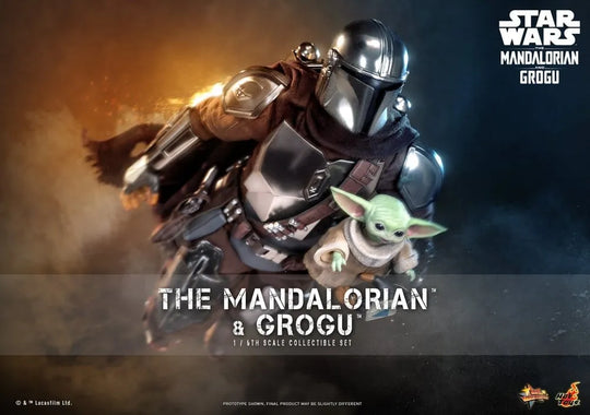 Star Wars: The Mandalorian & Grogu Movie Masterpiece Actionfigur 1/6 The Mandalorian and Grogu 31 cm