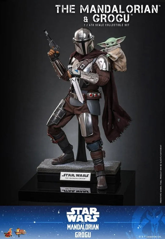 Star Wars: The Mandalorian & Grogu Movie Masterpiece Actionfigur 1/6 The Mandalorian and Grogu 31 cm