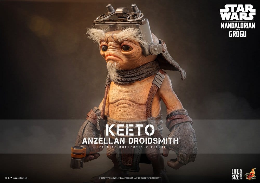 Star Wars: The Mandalorian & Grogu Life-Size Masterpiece Lebensgroße Figur Keeto (Anzellan Droidsmith) 26 cm