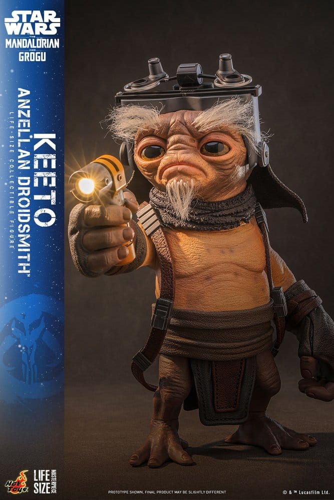 Star Wars: The Mandalorian & Grogu Life-Size Masterpiece Lebensgroße Figur Keeto (Anzellan Droidsmith) 26 cm