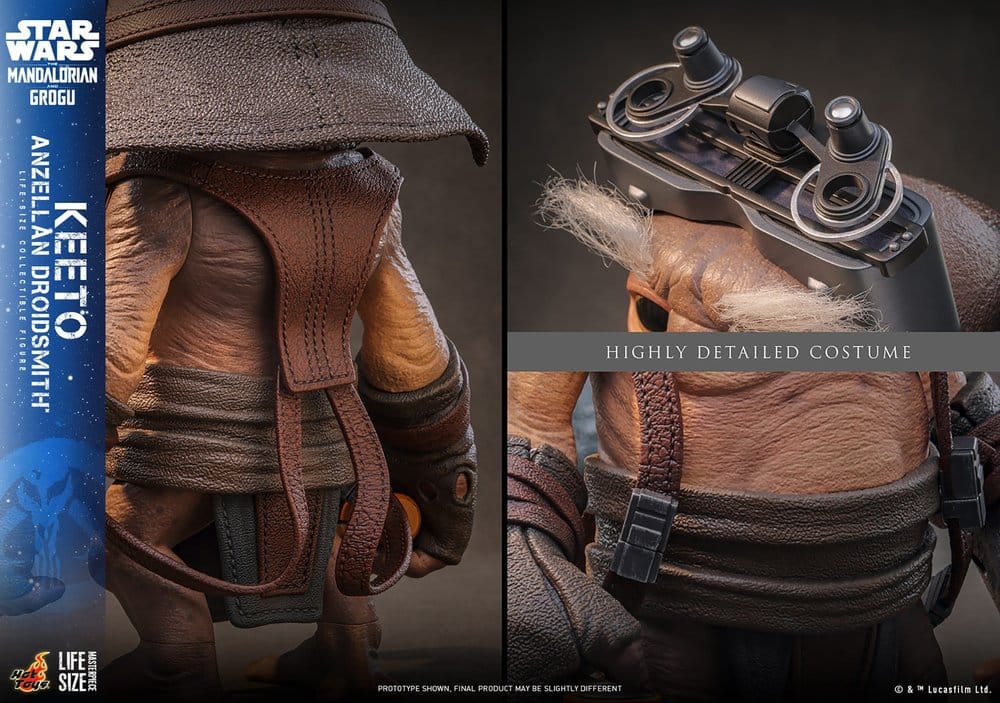 Star Wars: The Mandalorian & Grogu Life-Size Masterpiece Lebensgroße Figur Keeto (Anzellan Droidsmith) 26 cm