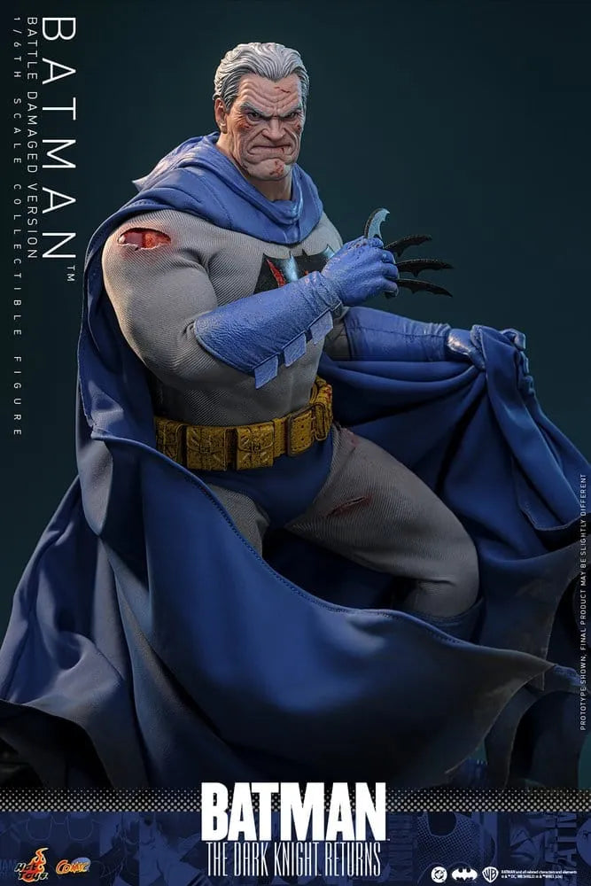 Batman: The Dark Knight Returns Comic Masterpiece Actionfigur 1/6 Batman (Battle Damaged Version) 32 cm