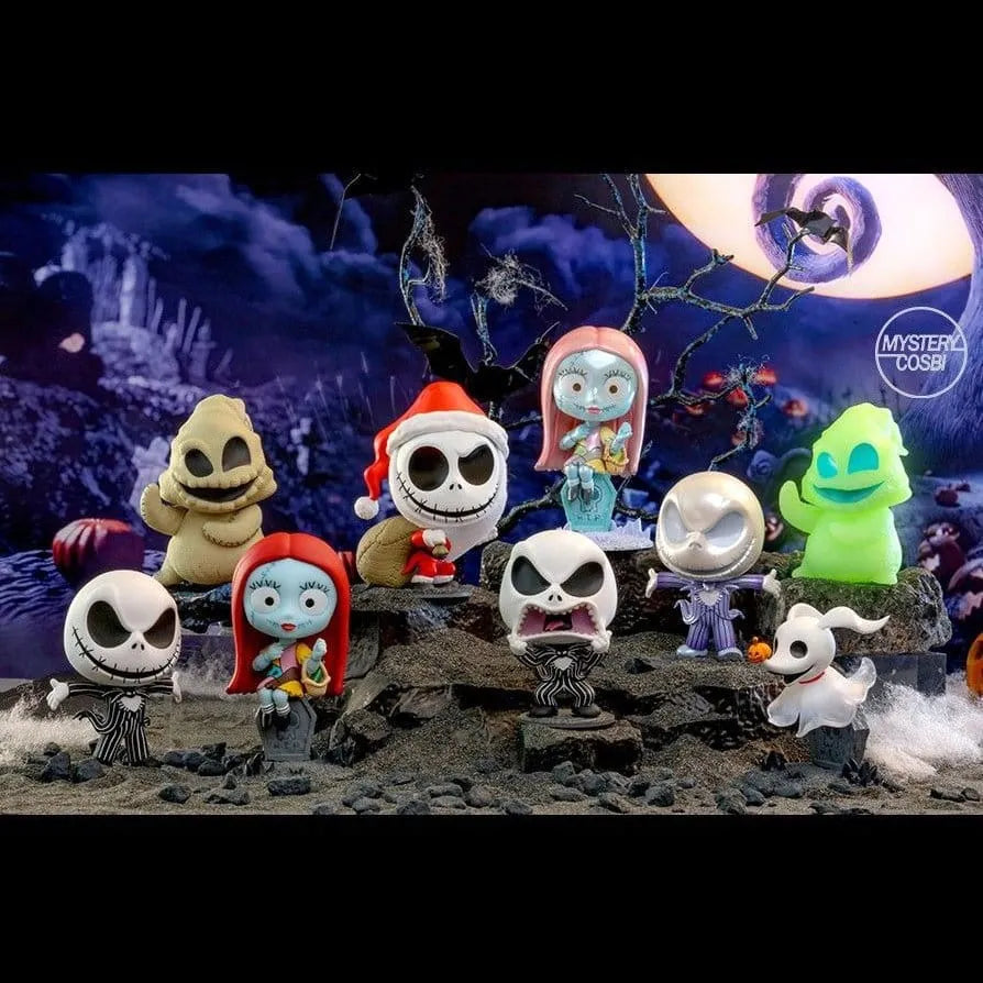 The Nightmare Before Christmas Cosbi Minifiguren 9 cm Blind Box Display (8)
