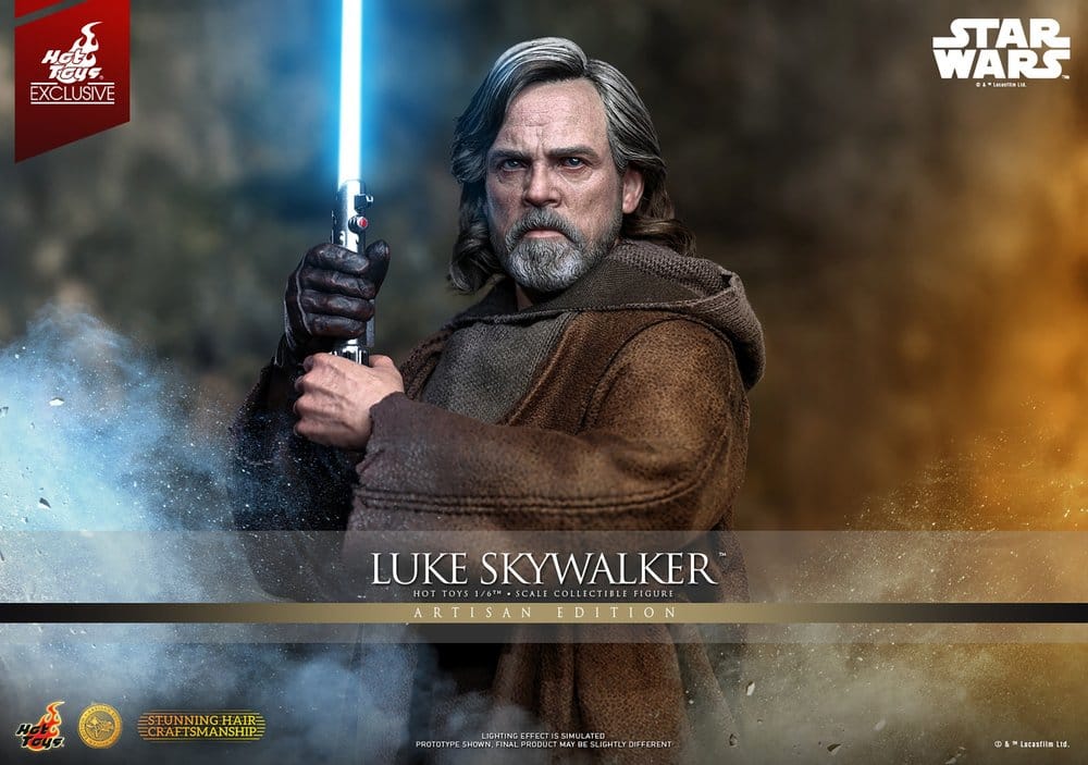Star Wars: Die letzten Jedi Movie Masterpiece Actionfigur 1/6 Luke Skywalker (Artisan Edition) 29 cm