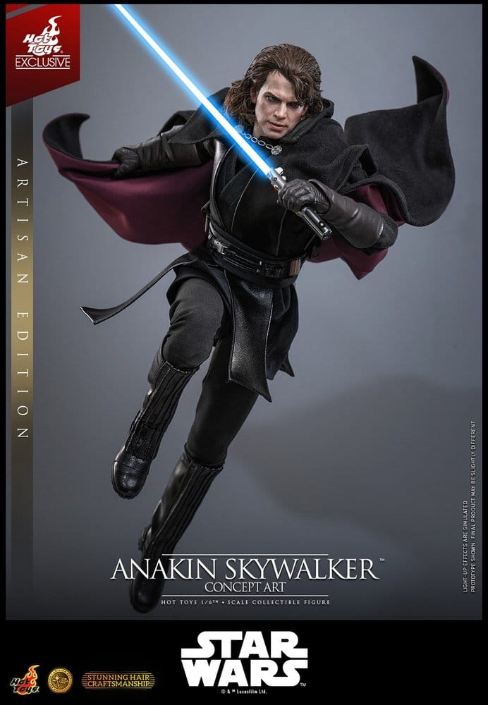 Star Wars Episode III: Die Rache der Sith Movie Masterpiece Actionfigur 1/6 Anakin Skywalker (Concept Art Version) (Artisan Edition) Hot Toys Exclusive 31 cm