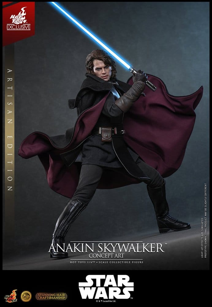 Star Wars Episode III: Die Rache der Sith Movie Masterpiece Actionfigur 1/6 Anakin Skywalker (Concept Art Version) (Artisan Edition) Hot Toys Exclusive 31 cm