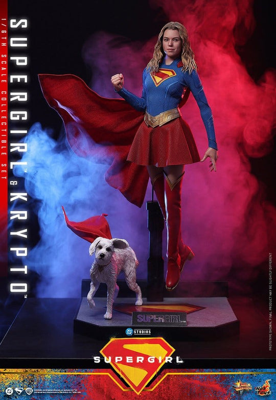 DC Comics Movie Masterpiece Actionfiguren Set Supergirl & Krypto 28 cm