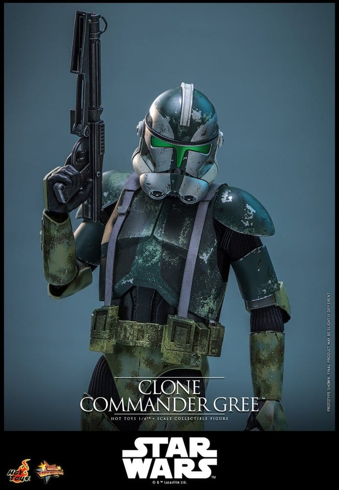 Star Wars Movie Masterpiece Actionfigur 1/6 Clone Commander Gree 30 cm
