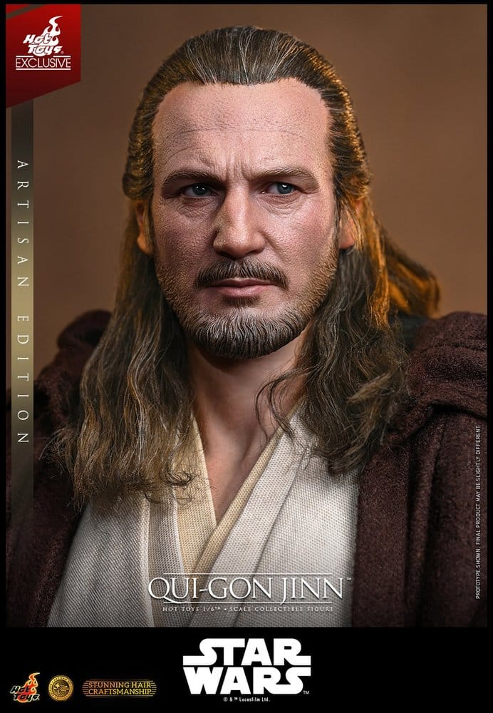Star Wars: Die dunkle Bedrohung Movie Masterpiece Actionfigur 1/6 Qui-Gon Jinn (Artisan Edition) Hot Toys Exclusive 32 cm