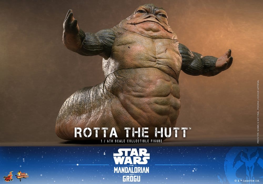 Star Wars Movie Masterpiece Actionfigur 1/6 Rotta The Hutt 32 cm