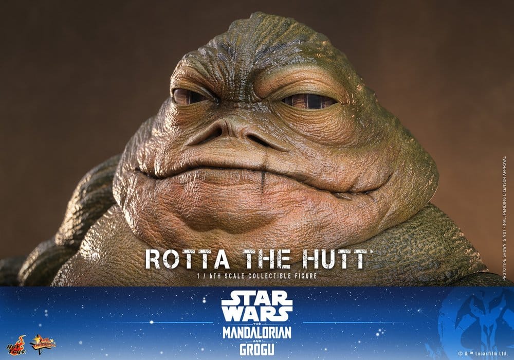 Star Wars Movie Masterpiece Actionfigur 1/6 Rotta The Hutt 32 cm