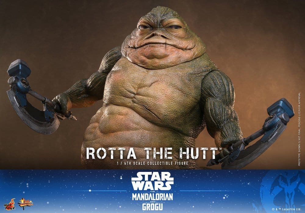 Star Wars Movie Masterpiece Actionfigur 1/6 Rotta The Hutt 32 cm