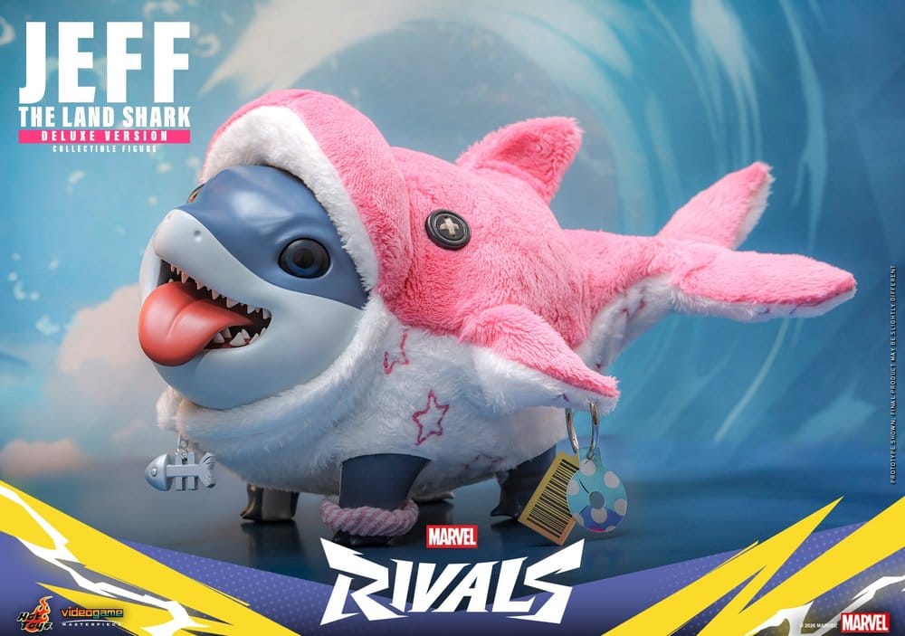 Marvel Rivals Videogame Masterpiece Series Actionfigur Jeff the Land Shark (Deluxe Version) 11 cm