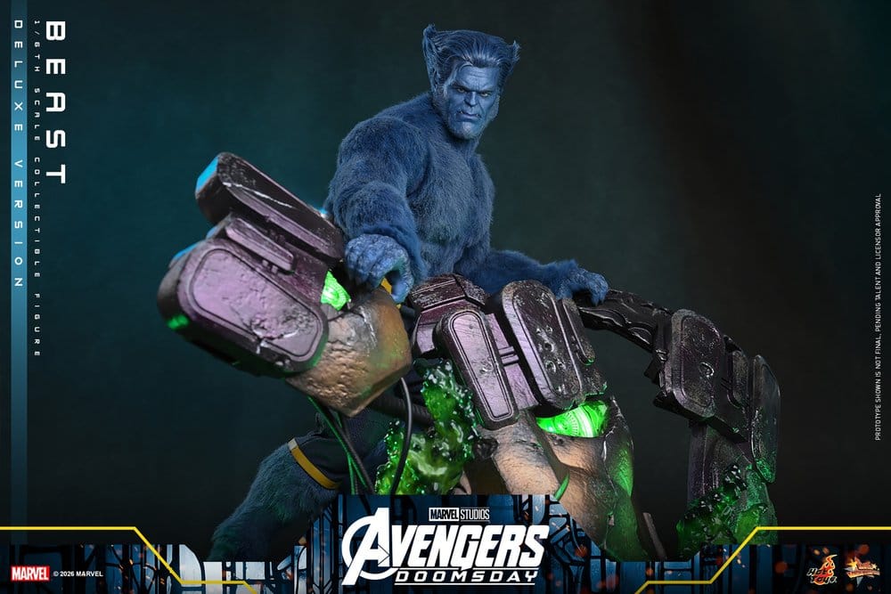Marvel X-Men Movie Masterpiece Actionfigur 1/6 Beast (Deluxe Version) 33 cm