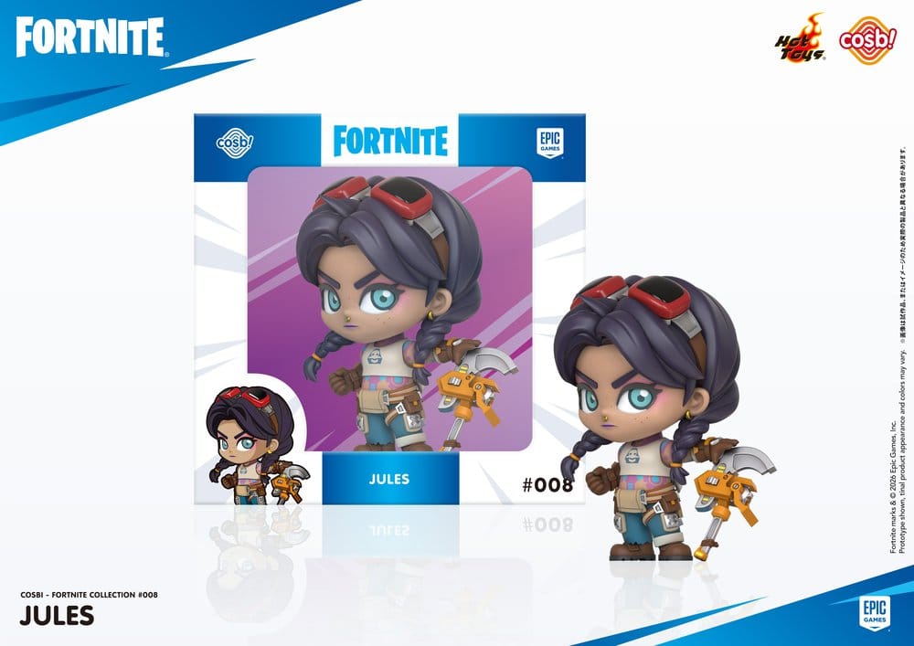 Fortnite Cosbi Minifigur Jules 8 cm