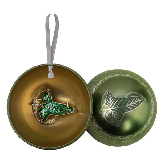 Herr der Herr der Ringe Christbaumschmuck mit Brosche Lorien Leaf