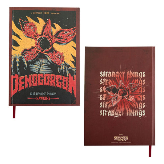 Stranger Things Notizbuch Demogorgon