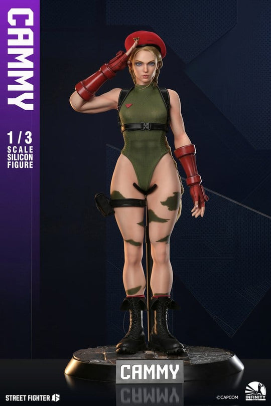 Street Fighter 6 Silikon Actionfigur 1/3 Cammy 65 cm