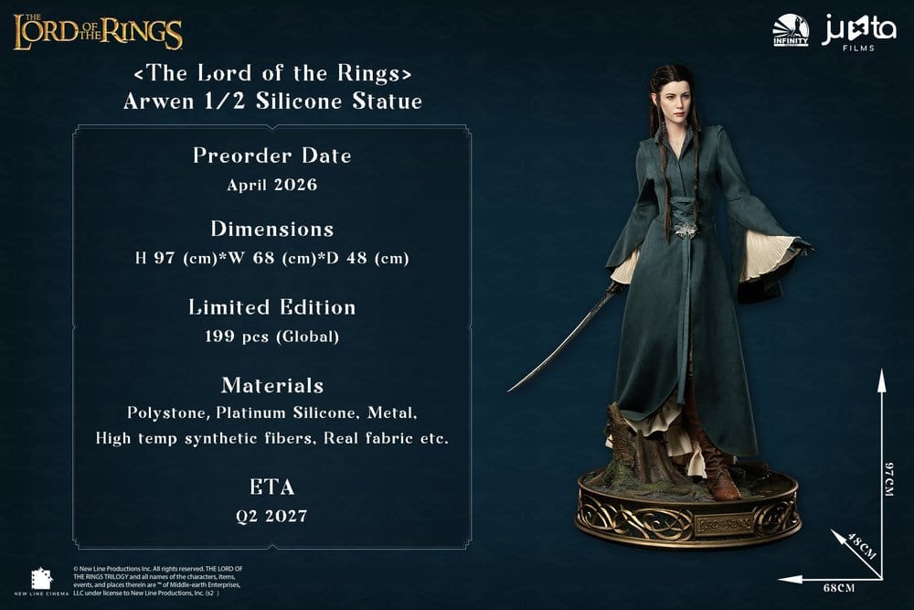 Der Herr der Ringe Silikon Statue 1/2 Arwen 97 cm