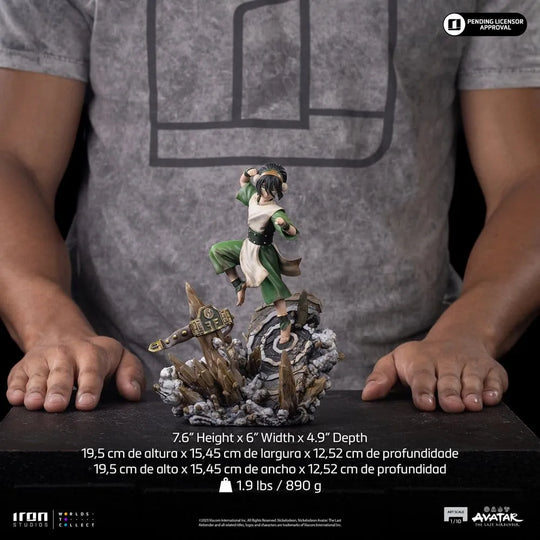 Avatar - Der Herr der Elemente Art Scale Statue 1/10 Toph 20 cm