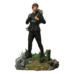 Star Wars Book of Boba Fett Art Scale Statue 1/10 Luke Skywalker & Grogu Training 20 cm