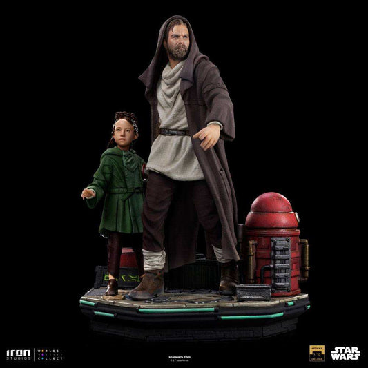 Star Wars: Obi-Wan Kenobi Deluxe Art Scale Statue 1/10 Obi-Wan & Young Leia 20 cm