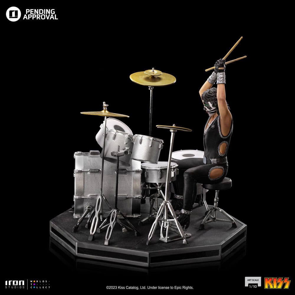 Kiss Art Scale 1/10 Peter Criss Limited Edtition 22 cm