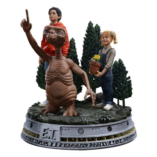 E.T. Der Außerirdische Deluxe Art Scale Statue 1/10 E.T., Elliot and Gertie 19 cm