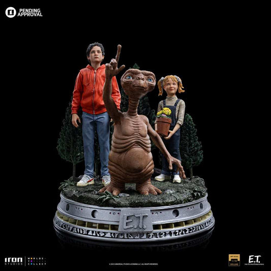 E.T. Der Außerirdische Deluxe Art Scale Statue 1/10 E.T., Elliot and Gertie 19 cm