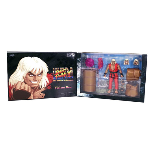 Ultra Street Fighter II The Final Challengers 1/12 Violent Ken Next Level SDCC 2024 Exclusive 15 cm