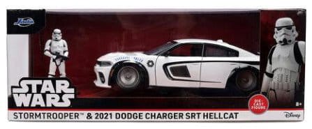 Star Wars Diecast Modell 1:24 Stormtrooper Dodge Charger SRT Hellcat