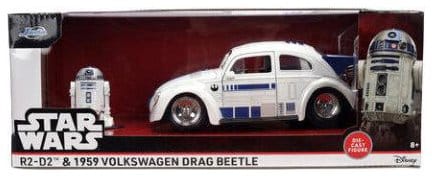 Star Wars Diecast Modell 1:24 R2-D2 1959 VW Drag Beetle