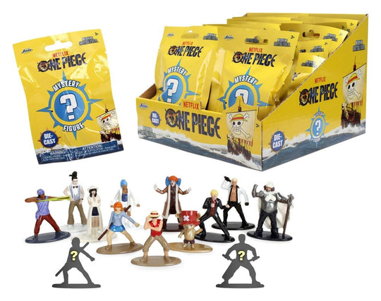 One Piece Nano Metalfigs Minifiguren Blind Pack 5 cm Display (24)