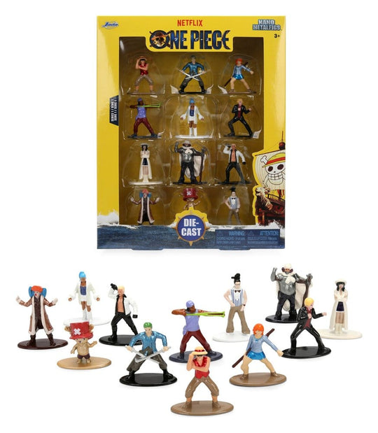 One Piece Nano Metalfigs Minifiguren 12er-Pack Sortiment (12)