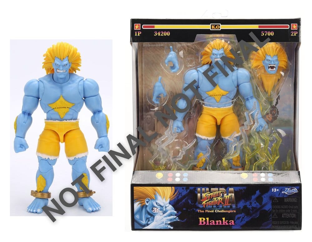 Street Fighter II Actionfigur Blanka P2 19 cm